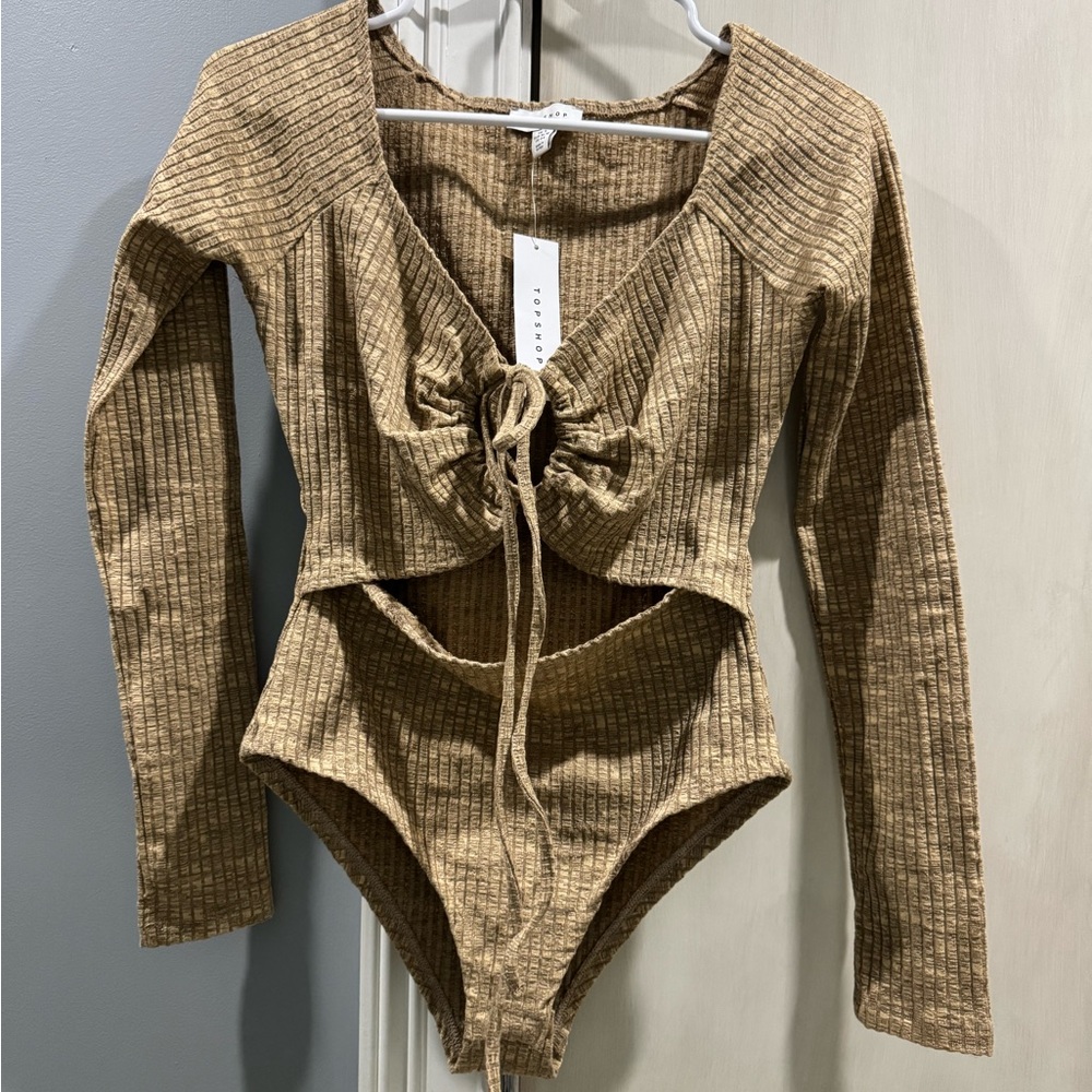 TopShop Long-sleeve Bodysuit NWT